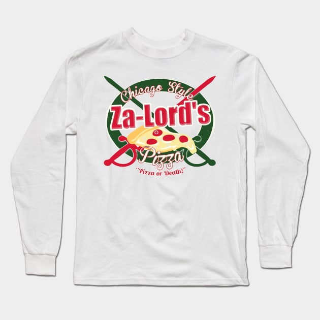 Pizza or Death! Long Sleeve T-Shirt by KittenKirby